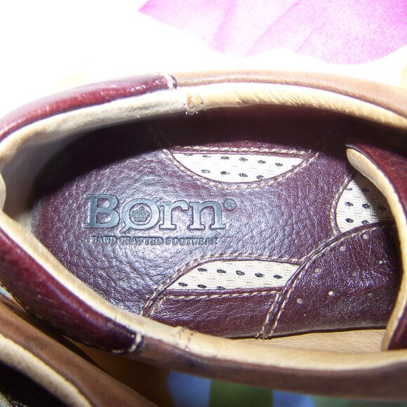 Born Lace Up Leather Shoes Sz 6.5 - Picture 2 of 5